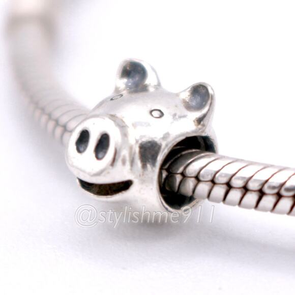 Authentic Pandora Pig Charm - Picture 1 of 10